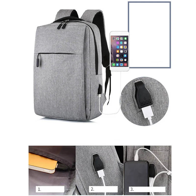 2024 novo portátil usb mochila saco de escola anti roubo dos homens mochila viagem daypacks masculino lazer mochila feminina gril