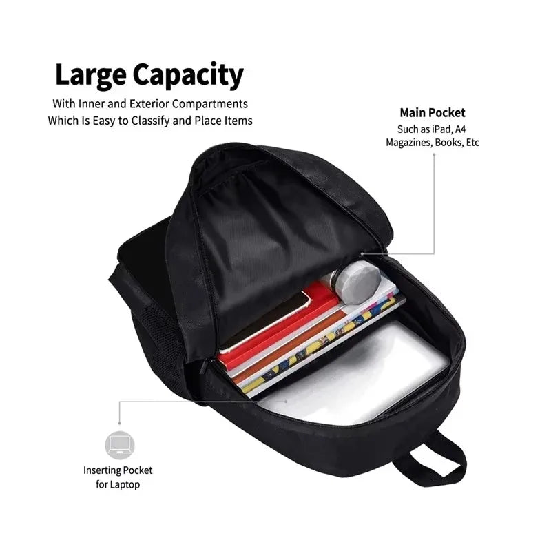 Super herói b-batmans logotipo mochila escolar infantil com bolsa de ombro sacos de lápis sacos de escola para meninos meninas melhor presente